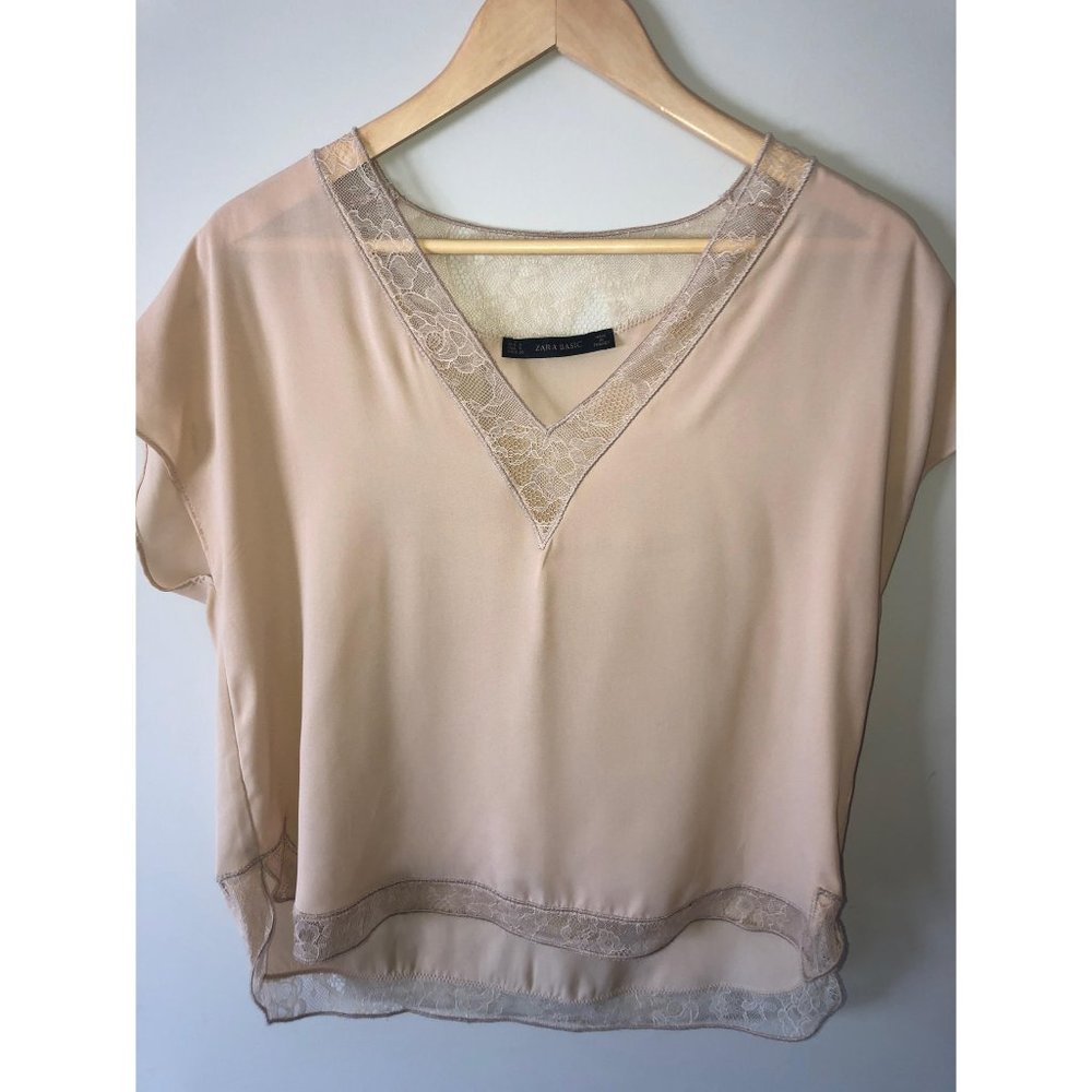 Zara flowy top